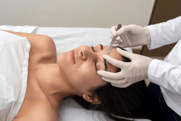 Dermaplaning Treatment - This leaves your skin exceptionally smooth and helps skincare products absorb better. Plus, makeup glides on effortlessly, resulting in a brighter, more radiant complexion.